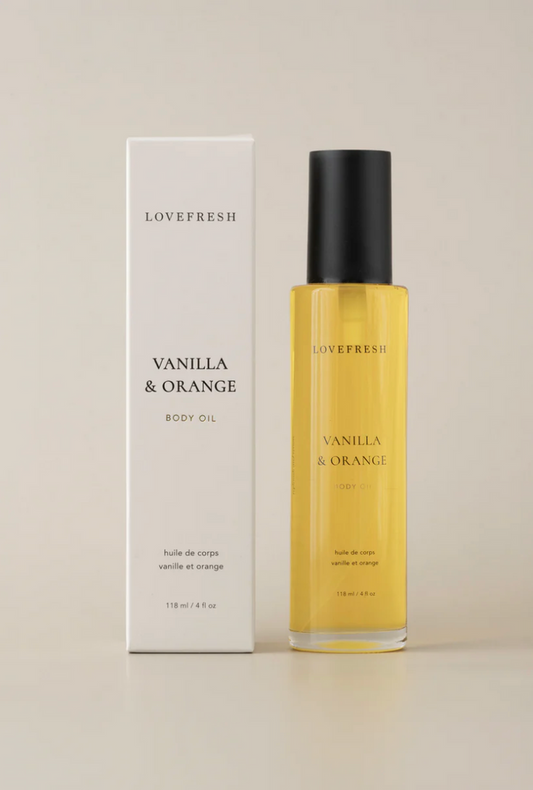 Body Oil Love Fresh - Vanilla & Orange