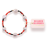 Bracelet Sadie Sprinkle Bright Red & Black