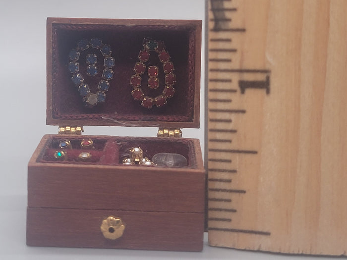 Brown Wooden Jewelry Box