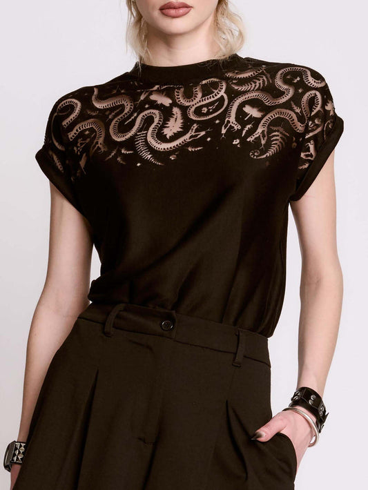 BURNOUT SNAKE BABY Tee