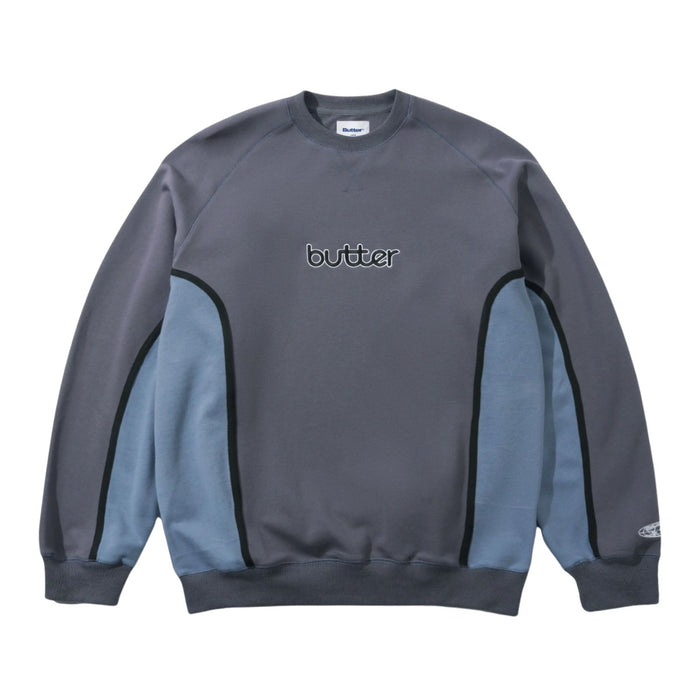 Butter Goods Aspect Crewneck Slate/Denim