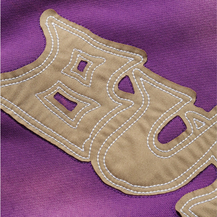 Butter Goods Encounter Zip Thru Hoodie Washed Purple