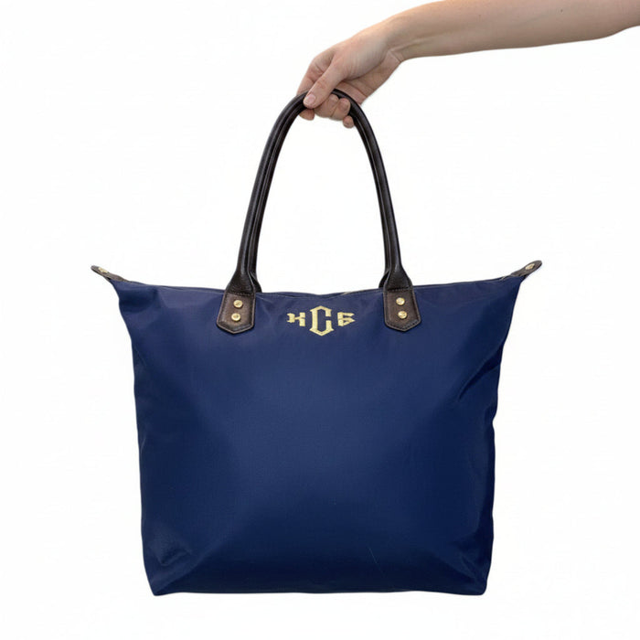 C Wonder Designer Tote Bag – Zippered Fashion Tote with Logo