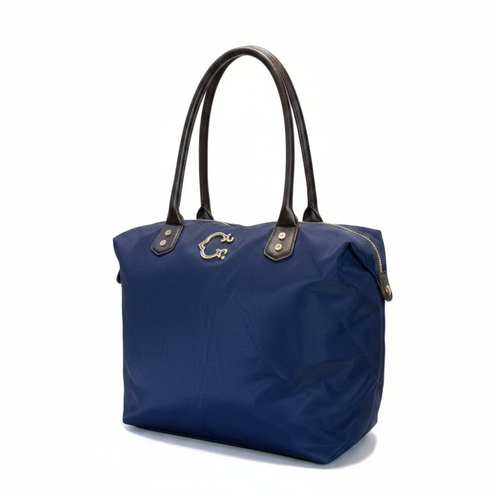 C Wonder Designer Tote Bag – Zippered Fashion Tote with Logo