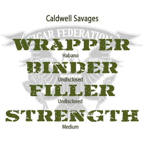 Caldwell Savages - Cigar Federation