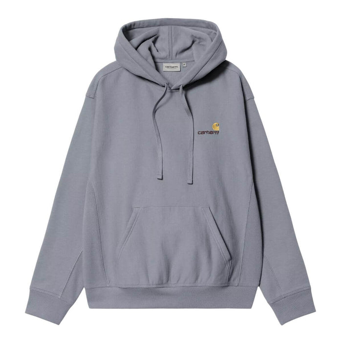 Carhartt WIP American Script Hoodie Shady Blue