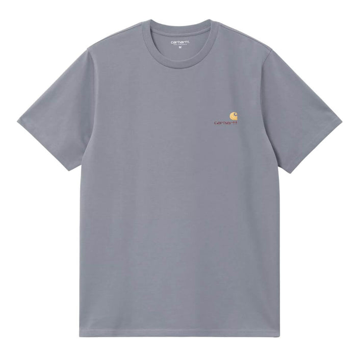 Carhartt WIP American Script T-Shirt Shady Blue