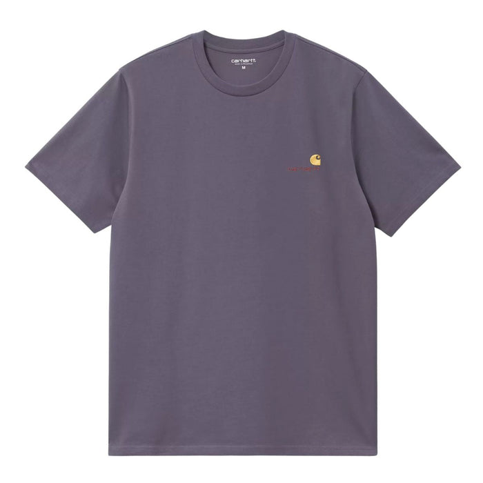 Carhartt WIP American Script T-Shirt Shady Purple