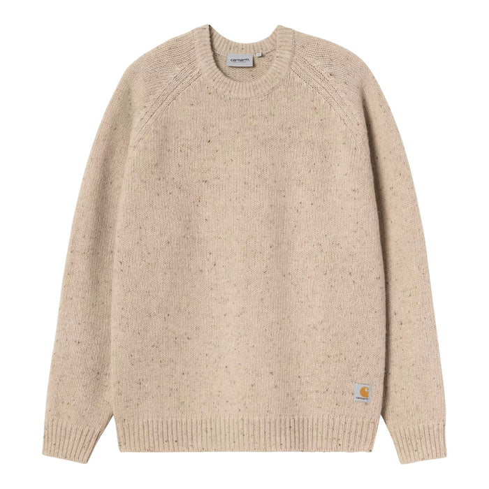 Carhartt WIP Anglistic Sweater Speckled Fleur De Sel