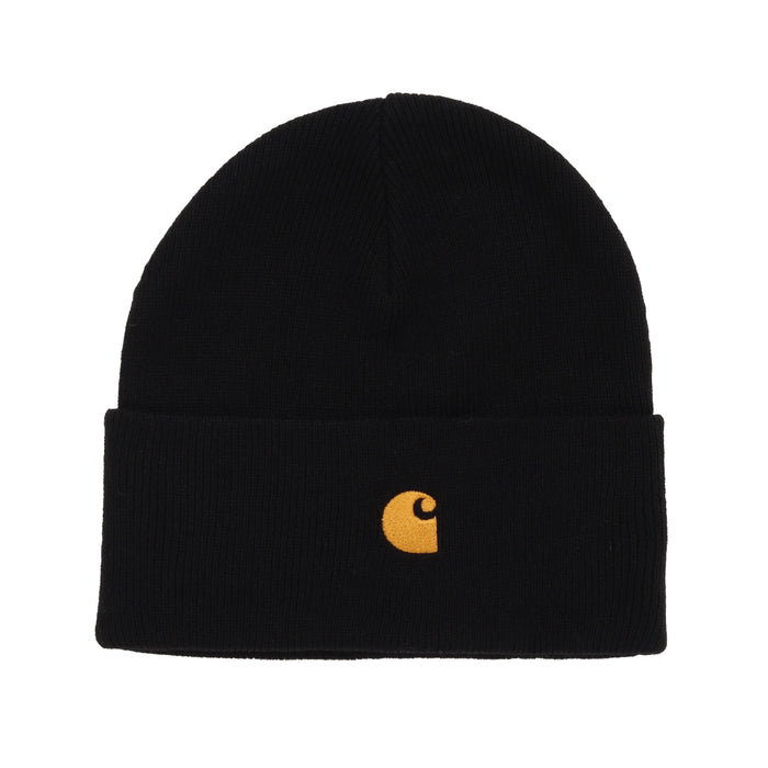 Carhartt WIP Chase Beanie Black/Gold