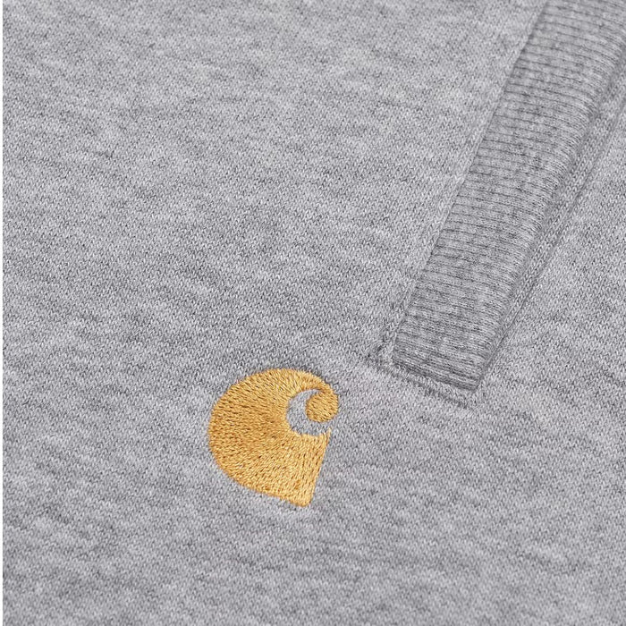 Carhartt WIP Chase Sweat Short Grey Heather/Gold