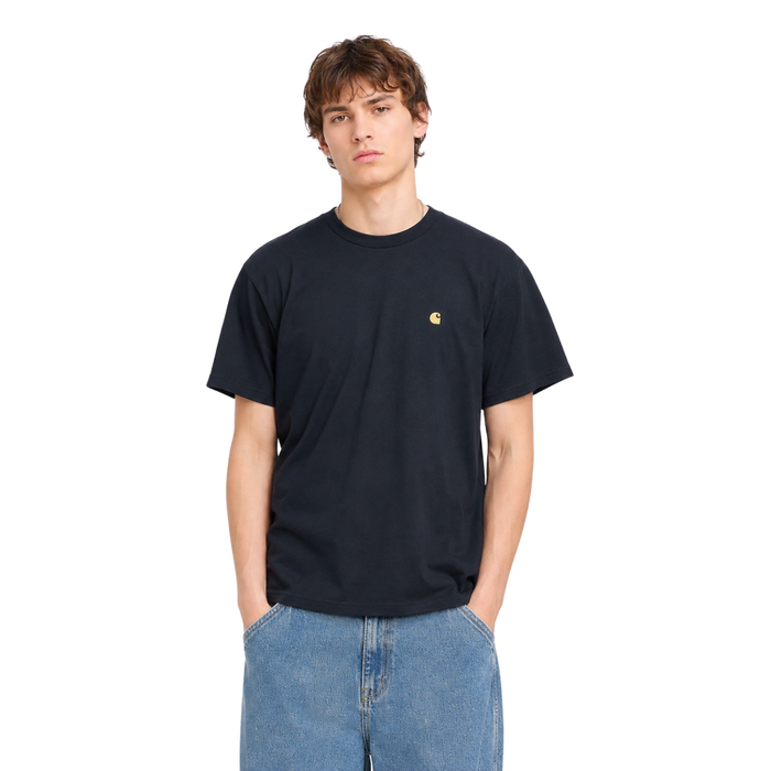 Carhartt WIP Chase T-Shirt Dark Navy/Gold