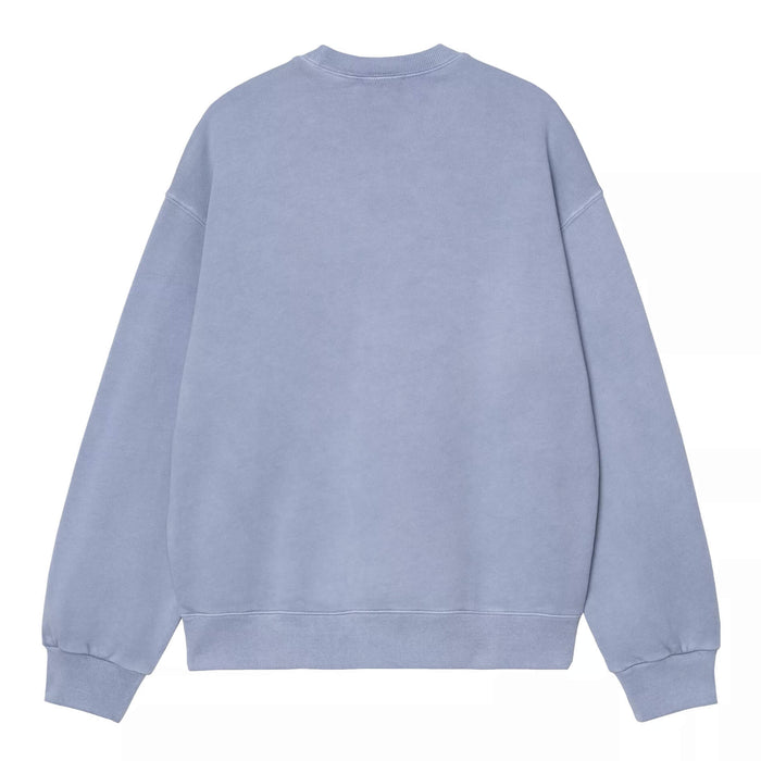Carhartt WIP Nelson Sweat Crewneck Gentle Blue Garment Dyed