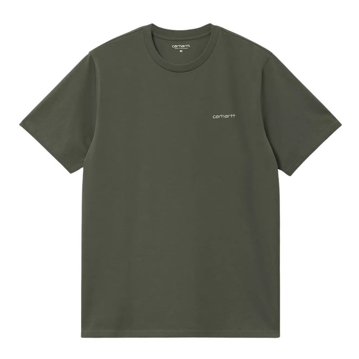 Carhartt WIP Script Embroidery T-Shirt Opuntia/White