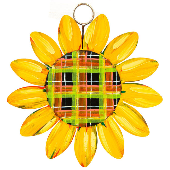 Plaid Sunflower