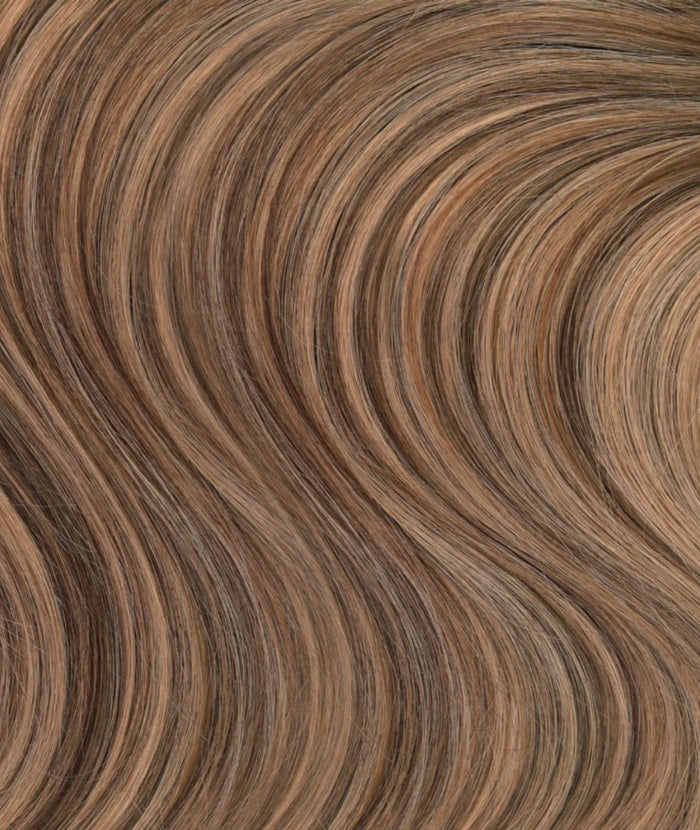 #Chestnut Brown Highlights Ponytail Hair Extensions