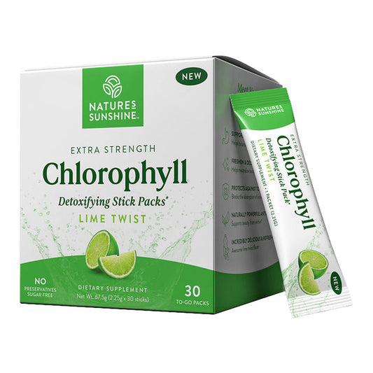 Nature's Sunshine Chlorophyll Stick Pack - Lime Twist _1