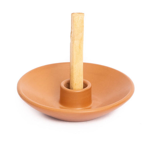 Chulucanas Ceramics Palo Santo Holder | Brown