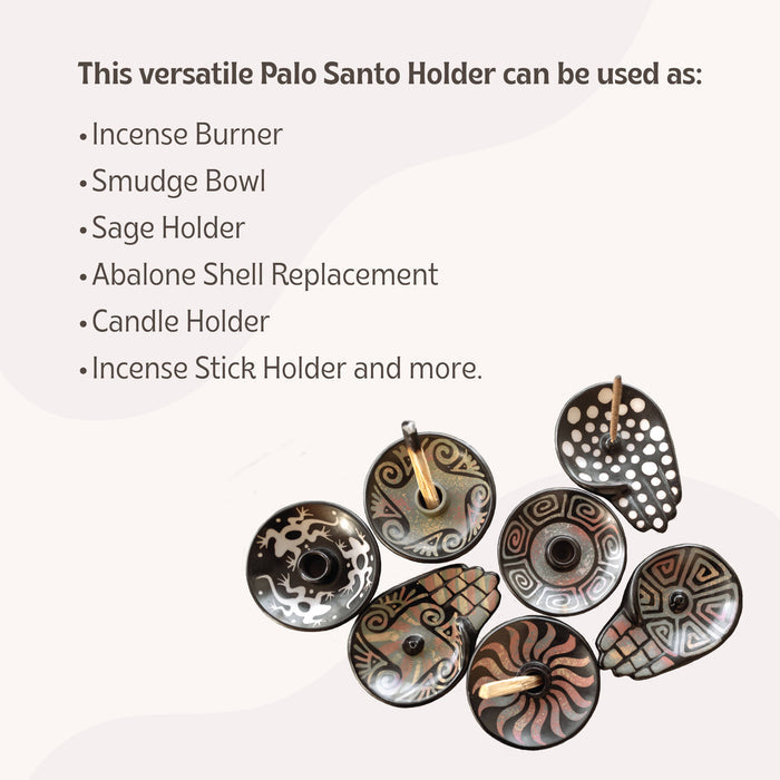 Chulucanas Ceramics Palo Santo Holder | Brown