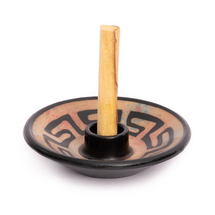 Chulucanas Ceramics Palo Santo Holder | Brown
