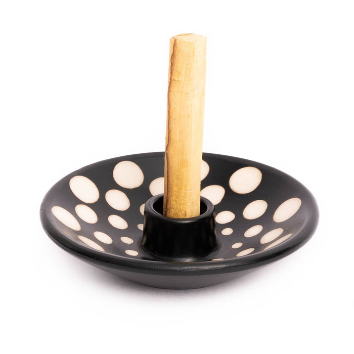 Chulucanas Ceramics Palo Santo Holder | Brown