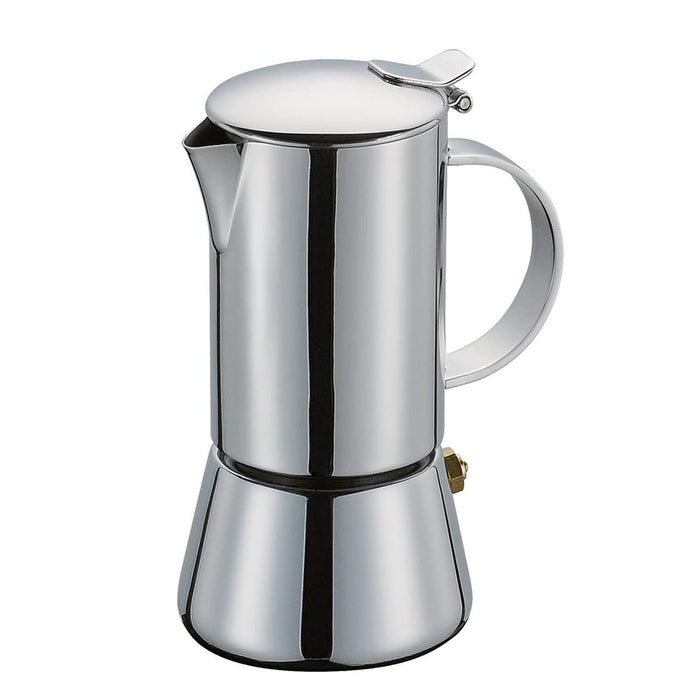 Cilio Aida 2 Cup Stovetop Espresso Maker, Polished Stainless