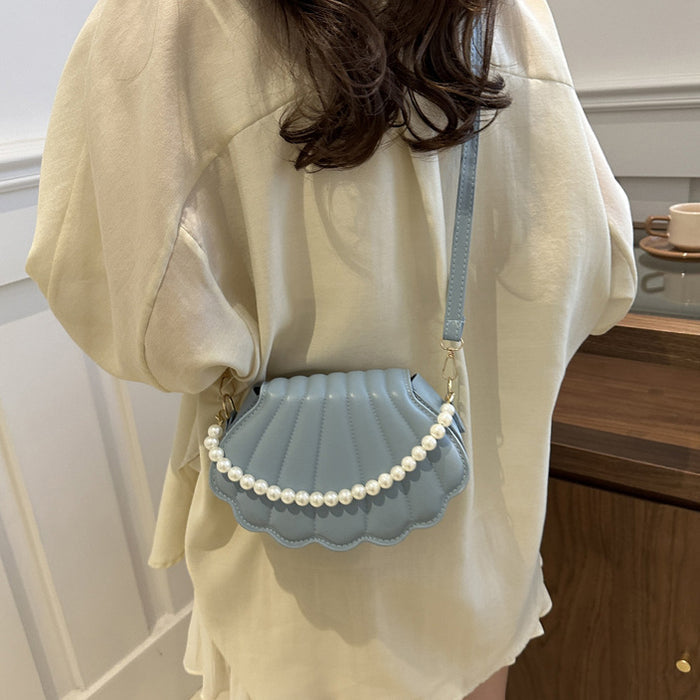CL1603 - Elegant Pearl Shell Fashion Handbag
