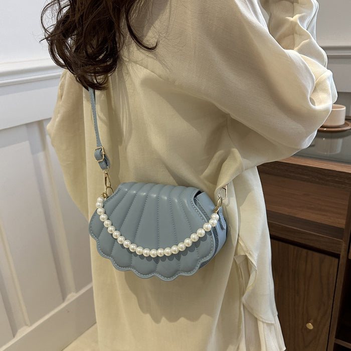 CL1603 - Elegant Pearl Shell Fashion Handbag