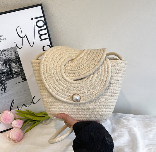 CL1627 - Woven Cotton Rope Bag