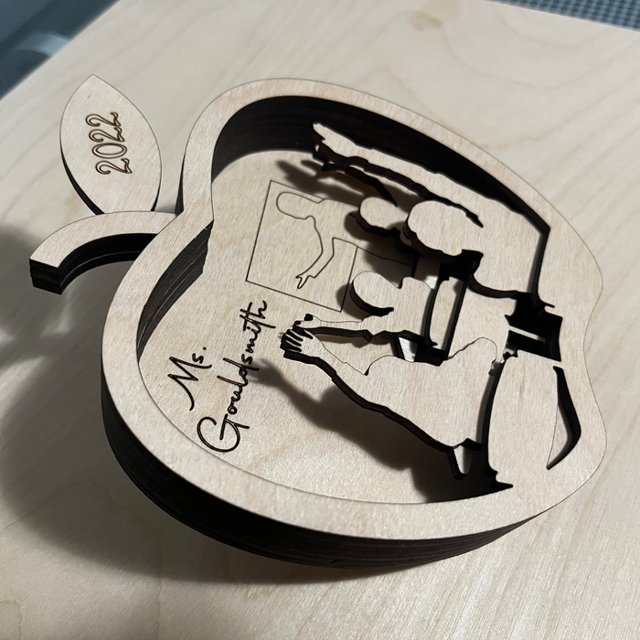 Classroom Apple-Layered Teacher Gift