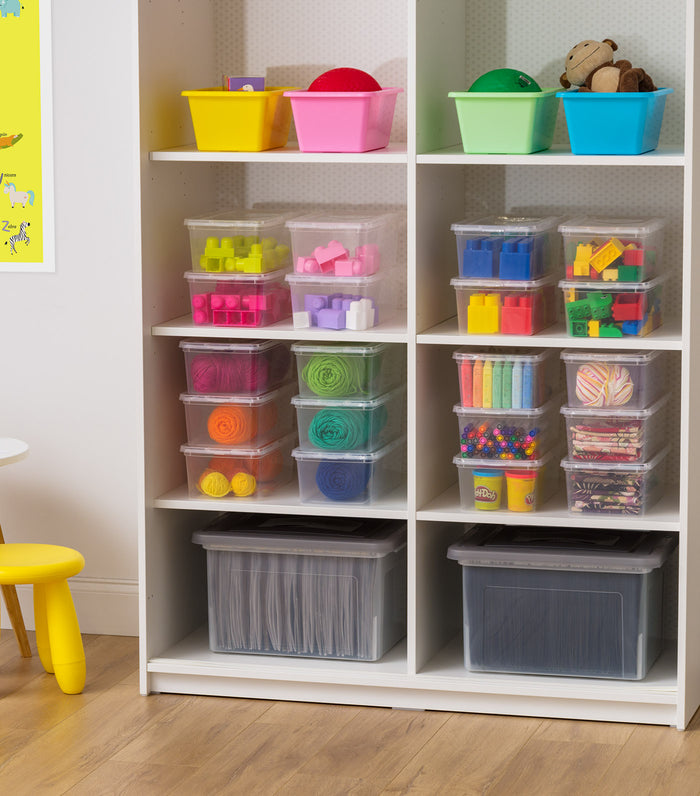 Clear Storage Box - 6 QT 6PC - IRIS USA