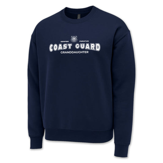 Coast Guard Granddaughter Crewneck (Navy)