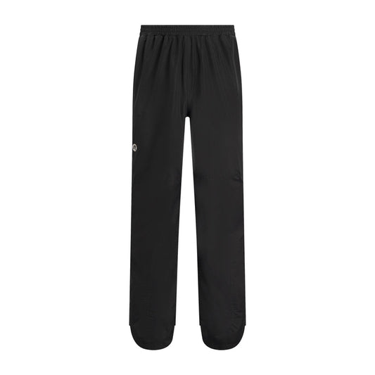 Rogelli Essential Commuter regenbroek unisex zwart voorkant.