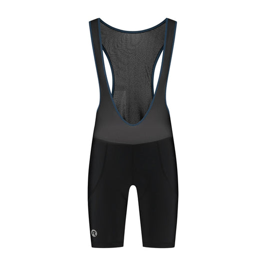 Rogelli Core korte fietsbroek heren zwart en blauw voorkant.