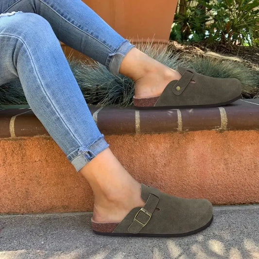 Cork Mules Soft Footbed Sandals
