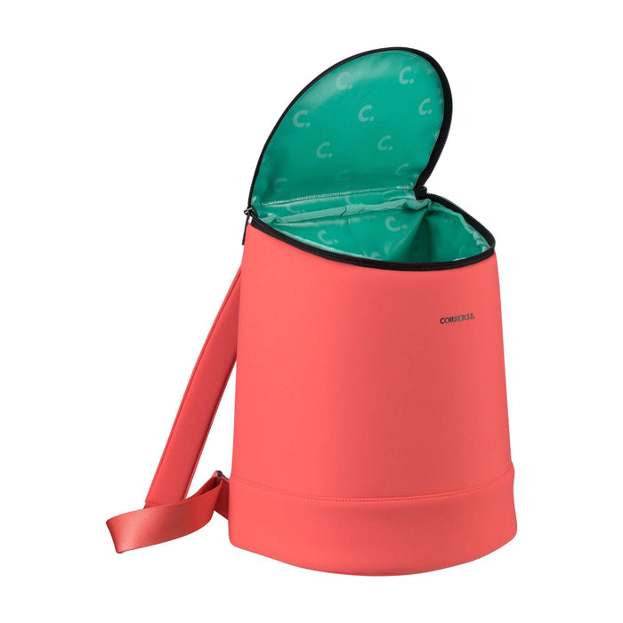 Corkcicle - Eola Bucket Cooler Bag - Coral Neoprene - Findlay Rowe Designs