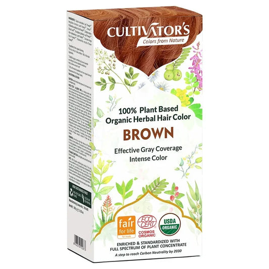 CULTIVATOR'S - Natürliche Pflanzenhaarfarbe Braun - 100g_14192.jpg