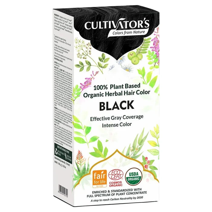 CULTIVATOR'S - Natürliche Pflanzenhaarfarbe Schwarz - 100g_14228.jpg