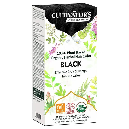 CULTIVATOR'S - Natürliche Pflanzenhaarfarbe Schwarz - 100g_14228.jpg
