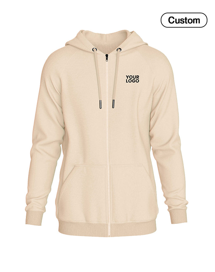 Custom Full-Zip Hoodie - Solid Color - Personalized Hoodie - UNISWIFT USA