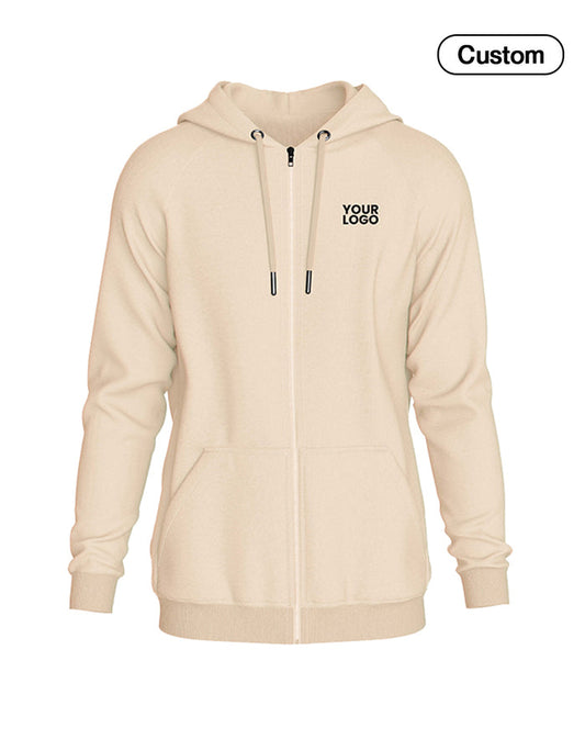 Custom Full-Zip Hoodie - Solid Color - Personalized Hoodie - UNISWIFT USA
