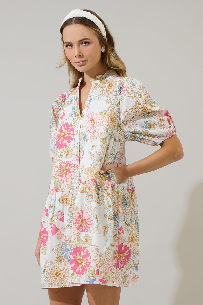 Day Lily Fleda Shift Mini Dress