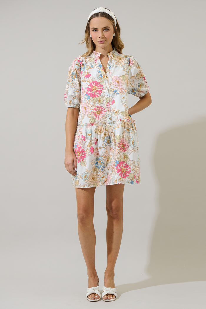 Day Lily Fleda Shift Mini Dress