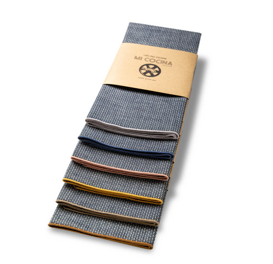 Dobby Chambray Napkins | MI COCINA