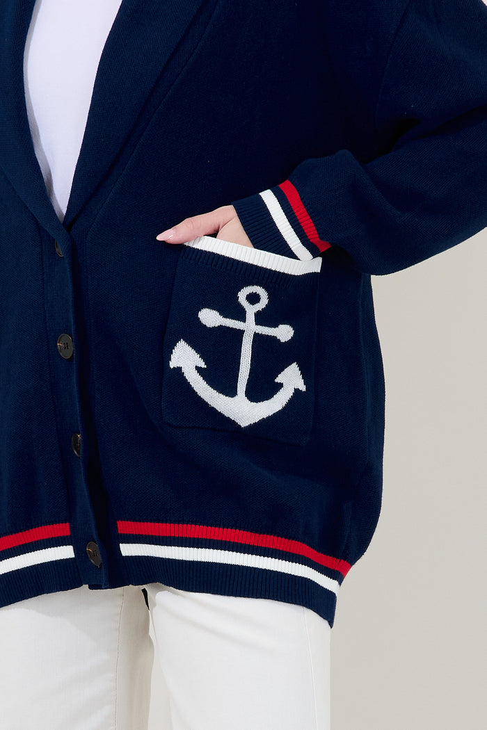 Dockside Shawl Collar Cardigan