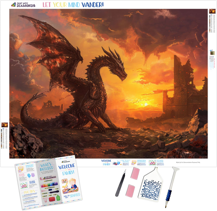 Dragon In A Desolate Wasteland
