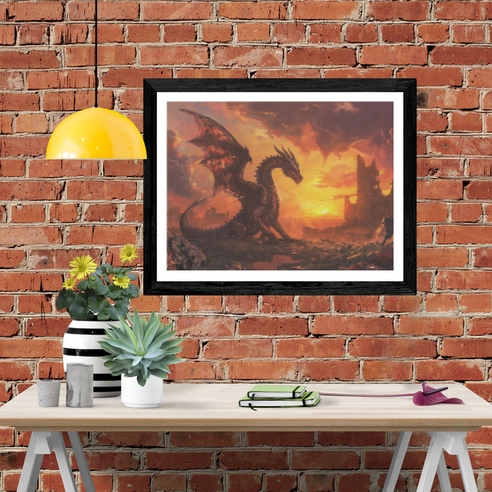 Dragon In A Desolate Wasteland