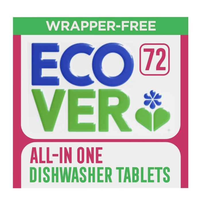 Ecover All In One Dishwasher Tablets 72 Tablets