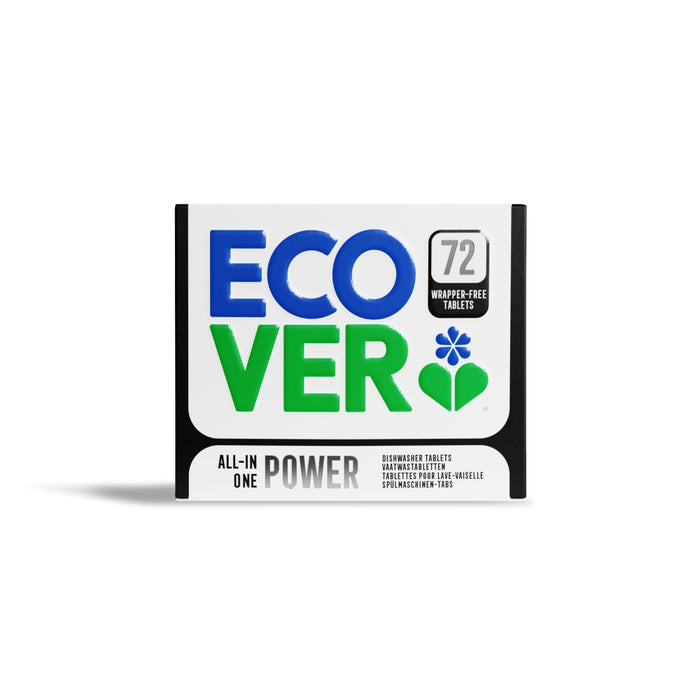 Ecover All in One Power Dishwasher 72 Tablets