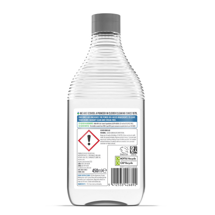 Ecover Dishwasher Rinse Aid 450ml